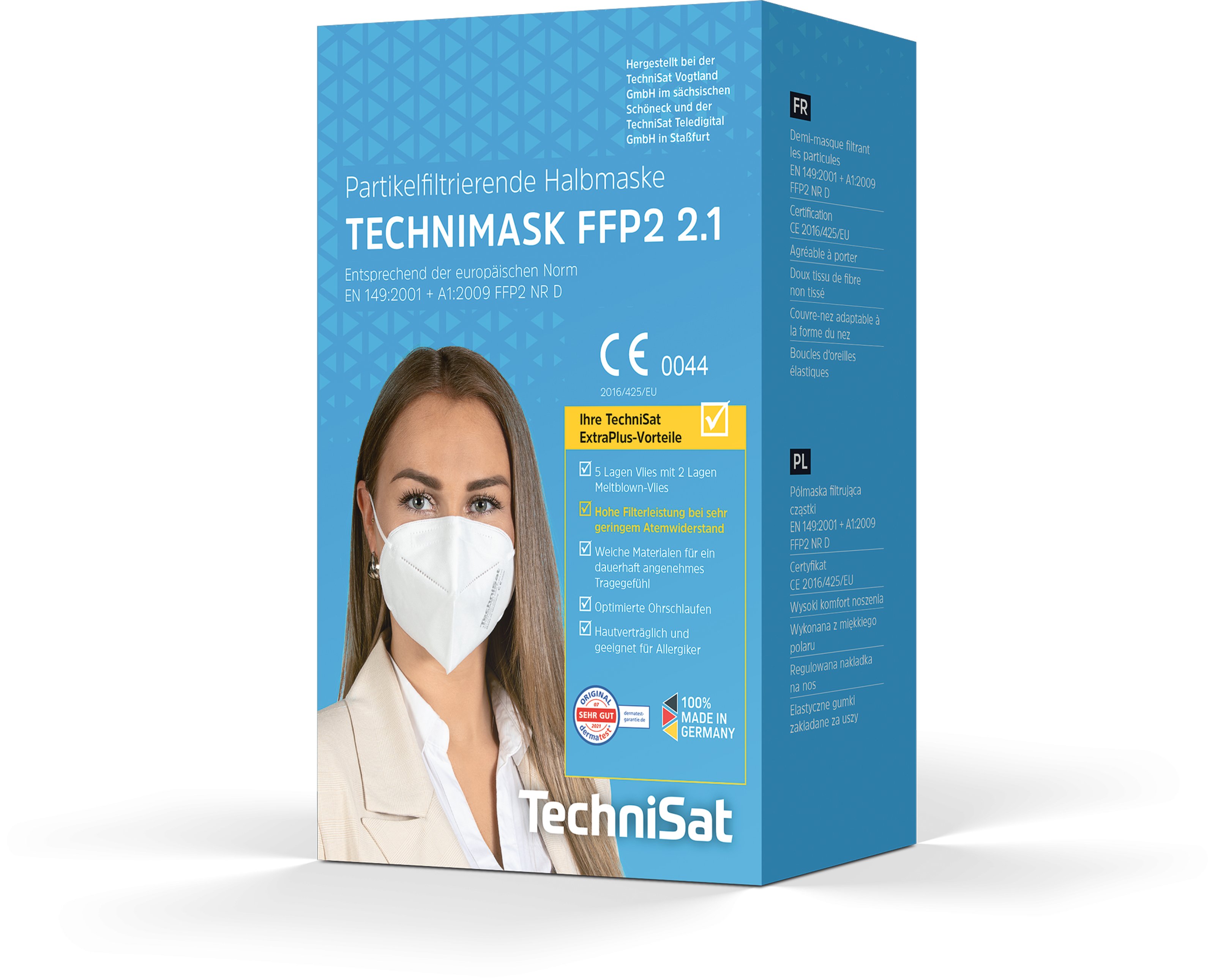 TECHNIMASK FFP2 2.1 15 szt. (3 woreczki po 5 szt.)