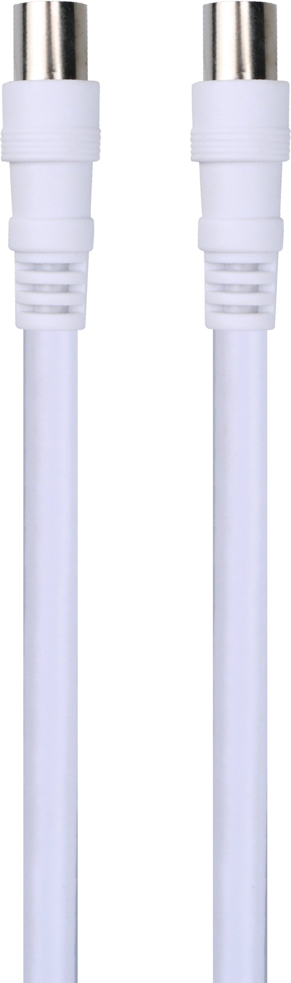 Kabel antenowy IEC; 1,5 m, biały