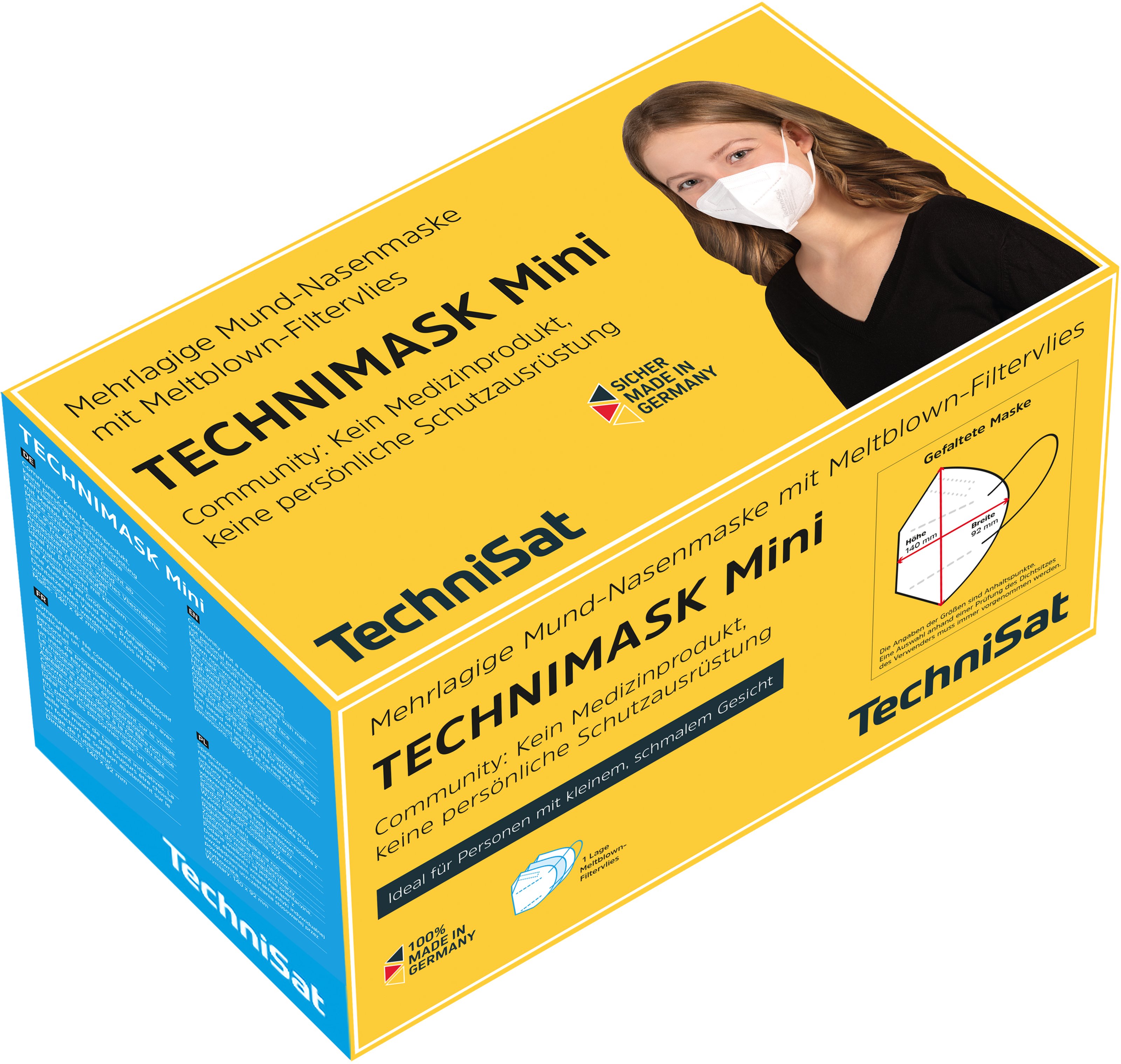 TECHNIMASK Mini, 5 szt. (zapakowane w woreczek foliowy)