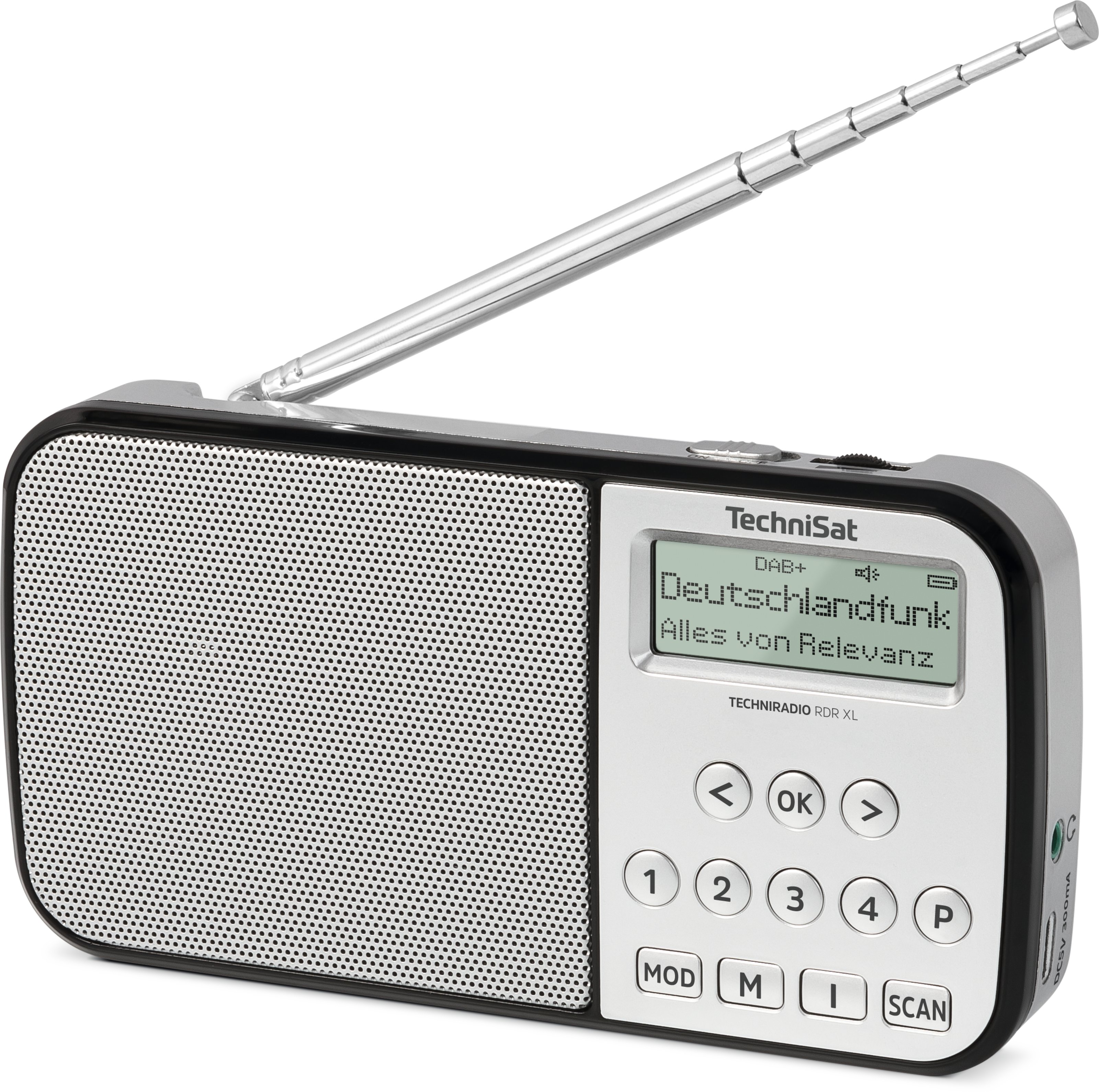TECHNIRADIO RDR XL, srebrny TECHNIRADIO RDR XL, srebrny