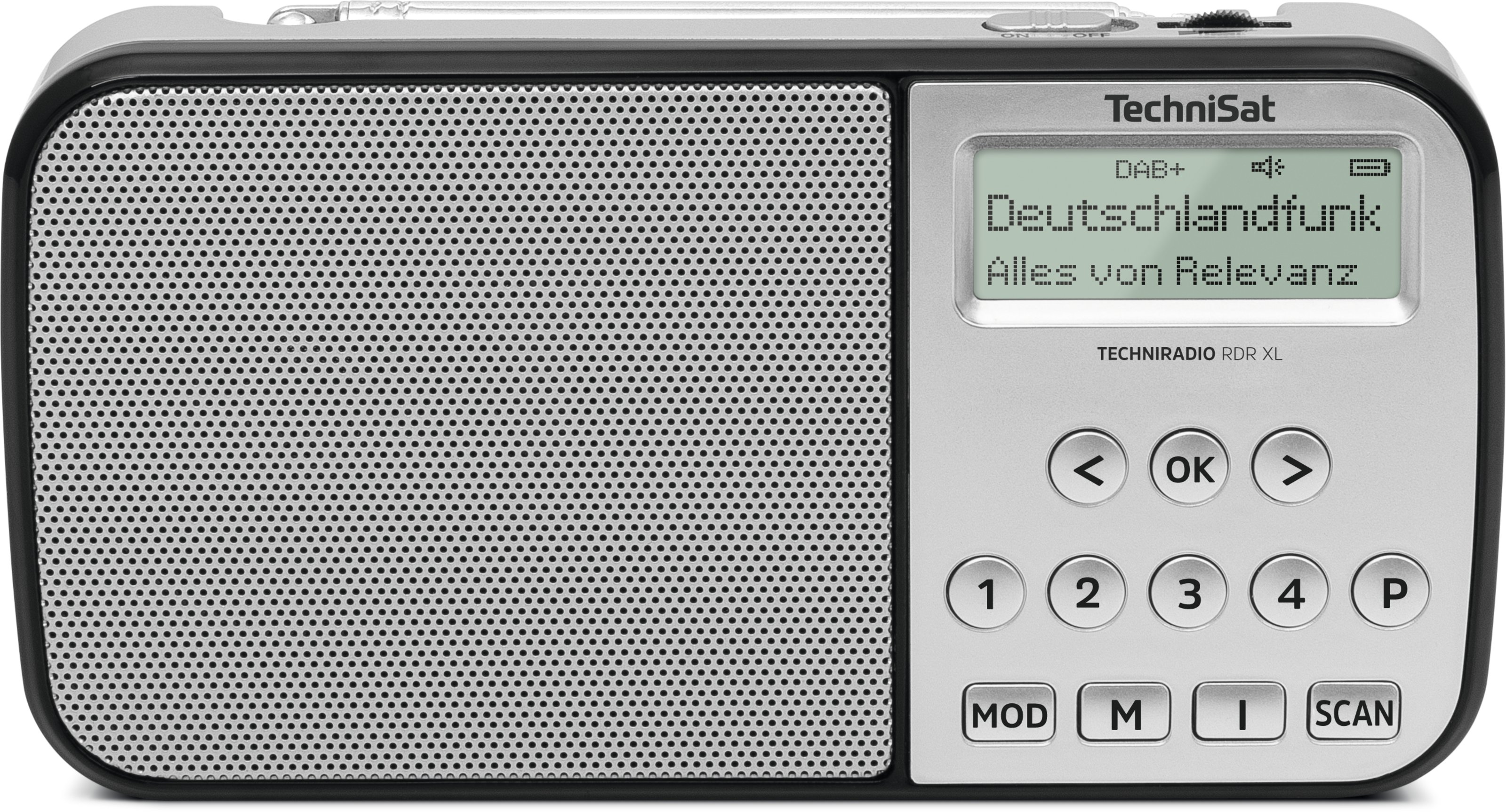 TECHNIRADIO RDR XL, srebrny