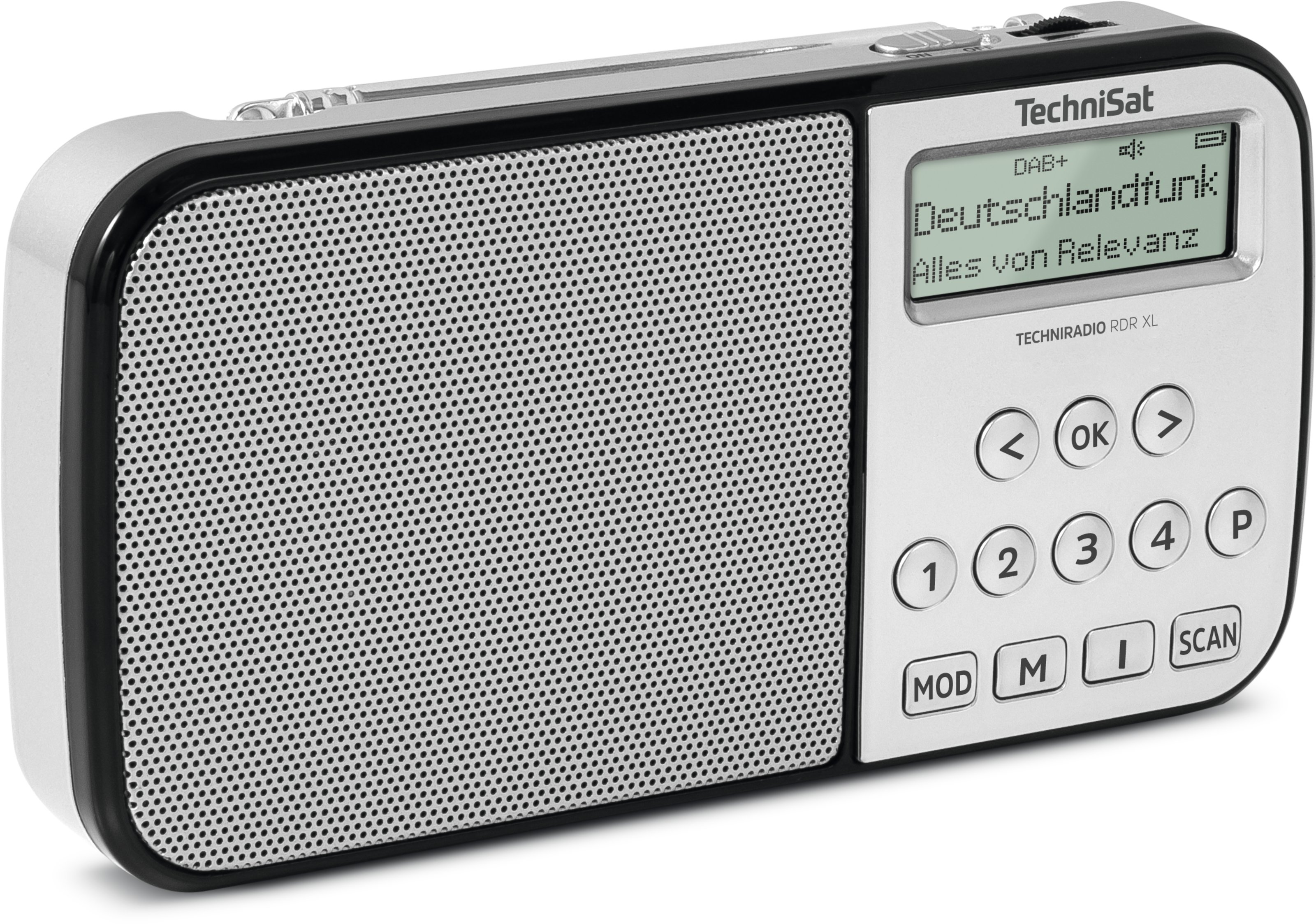 TECHNIRADIO RDR XL, srebrny TECHNIRADIO RDR XL, srebrny