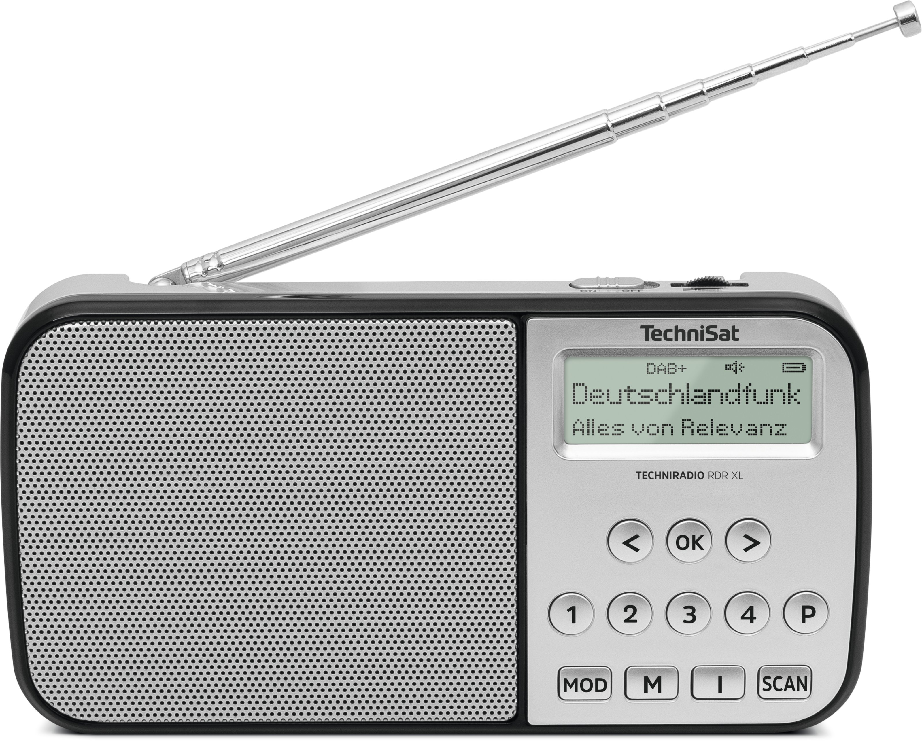 TECHNIRADIO RDR XL, srebrny TECHNIRADIO RDR XL, srebrny