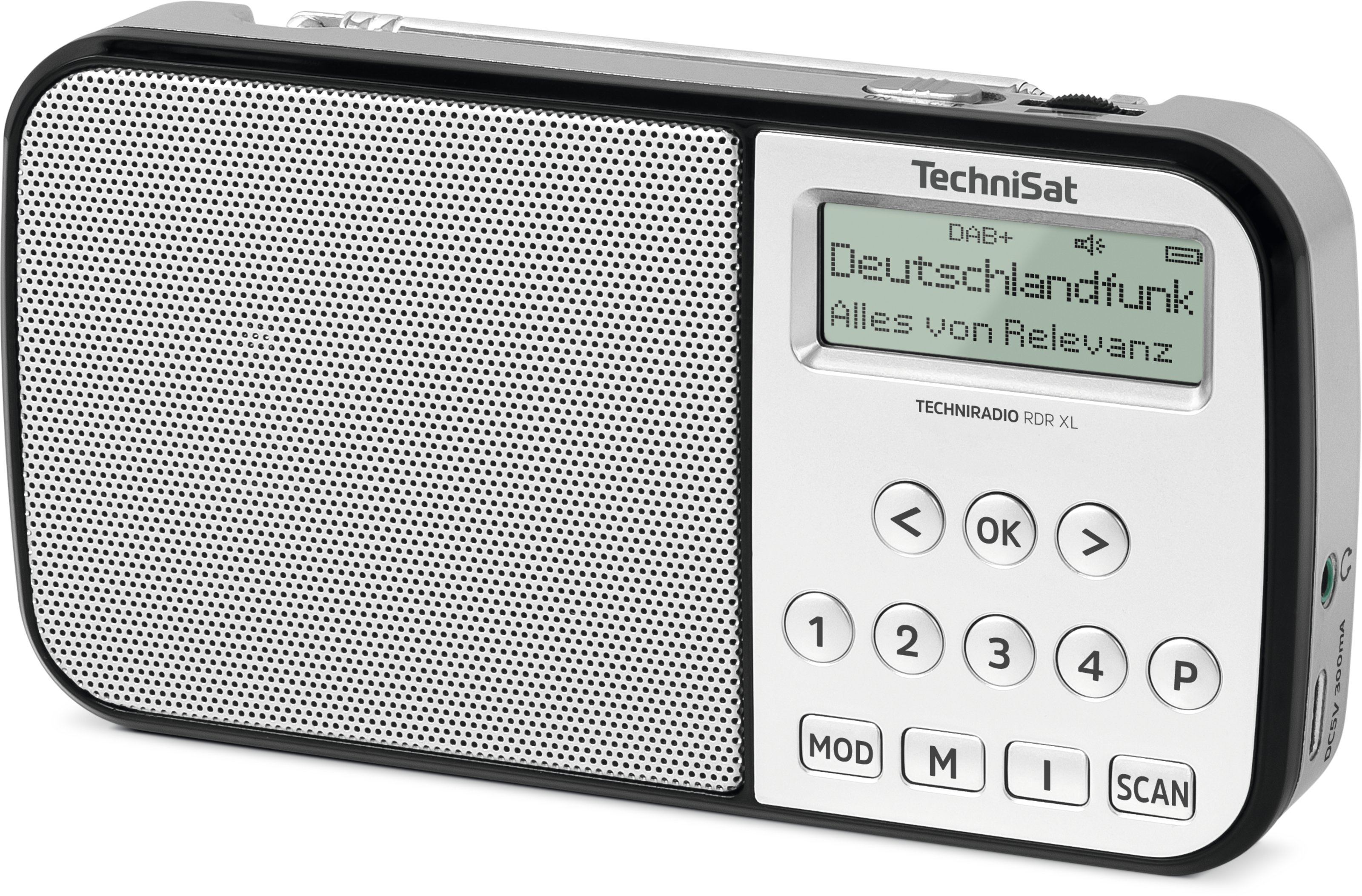 TECHNIRADIO RDR XL, srebrny TECHNIRADIO RDR XL, srebrny