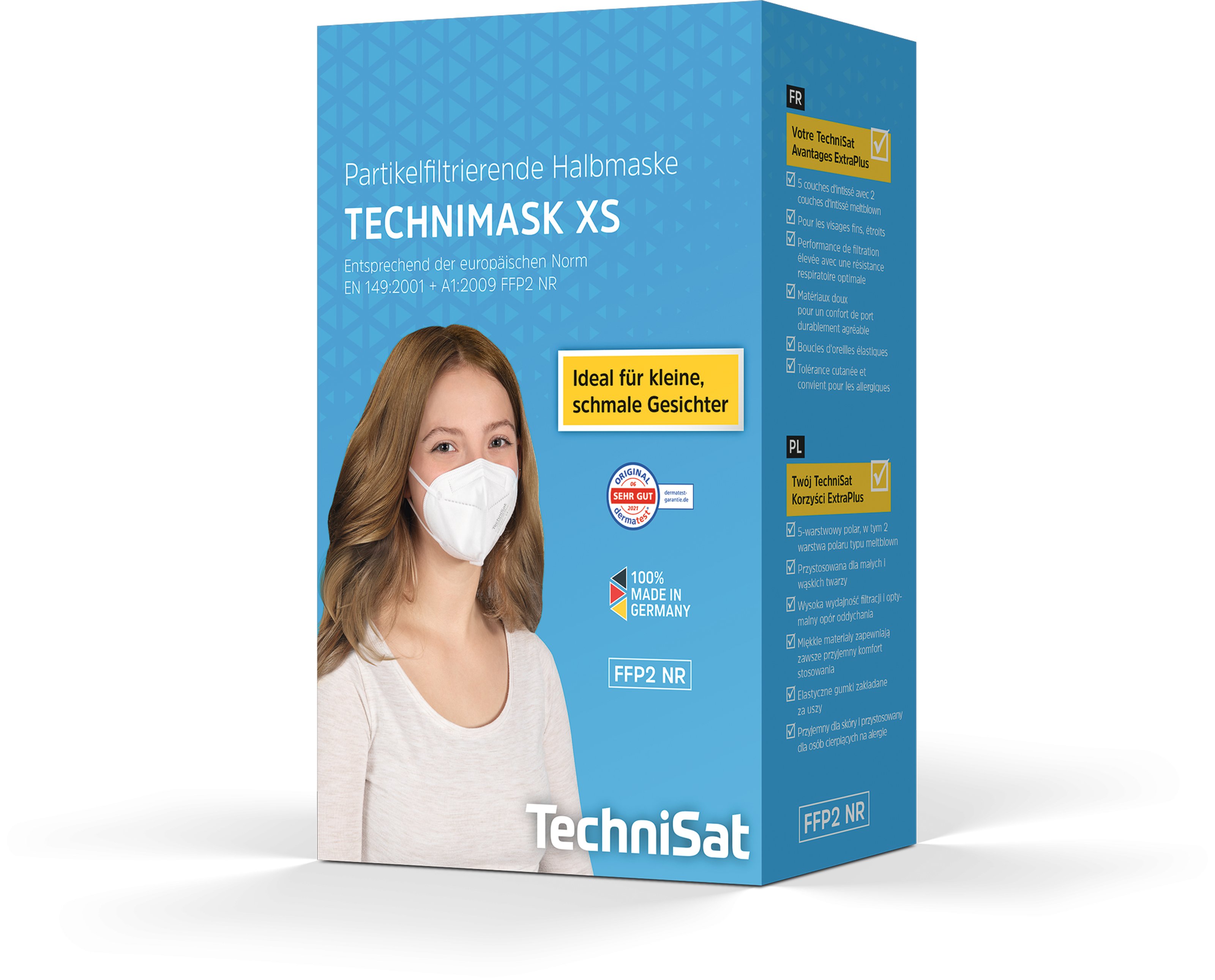 TECHNIMASK XS, 10 sztuk (10 woreczków foliowych po 1 szt.)