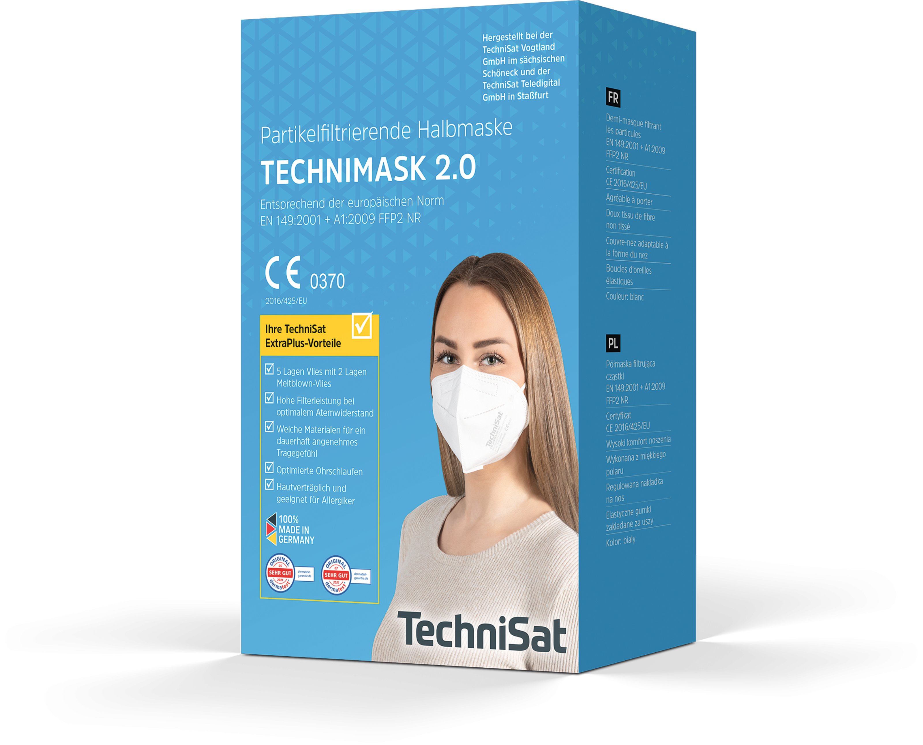 TECHNIMASK 2.0, 15 sztuk (3 woreczki po 5 sztuk)